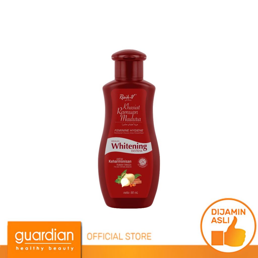 RESIK-V Khasiat Ramuan Madura Whitening Cairan Pembersih Kewanitaan 90ml