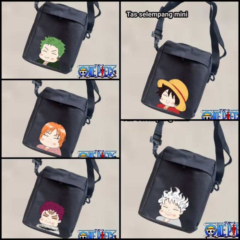 Ready Tas selempang one piece mini sling bag anime tas simple tas cowok man sling bag tas keren tas 