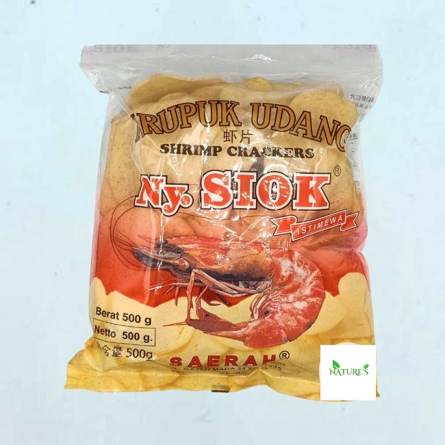 

Kerupuk Udang Ny. Siok Oval / Stik