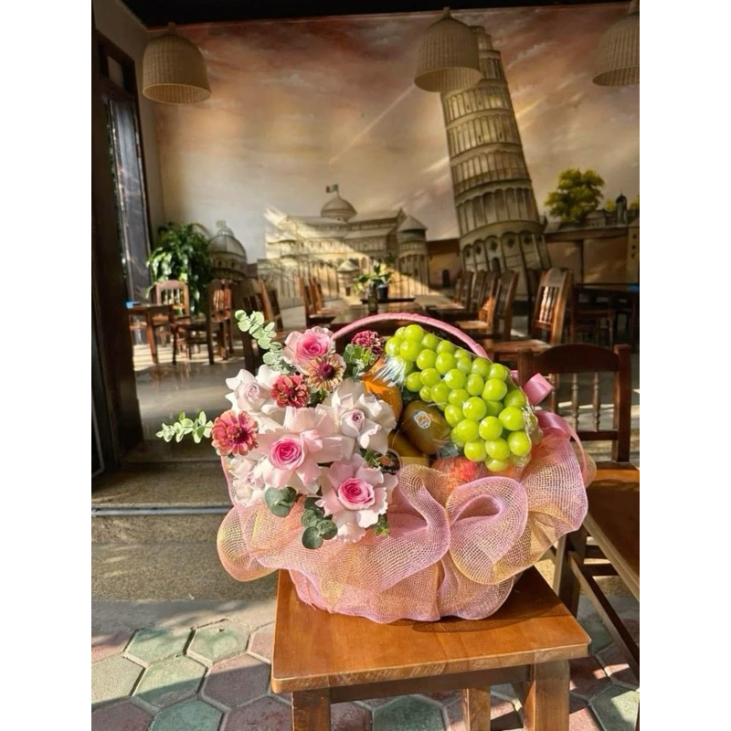 

the pinks hampers bouquets bucket buket bunga segar siap pakai dan kirim kapan saja kemana saja order segera instan kekasih sahabats siap pakai buah bunga segar