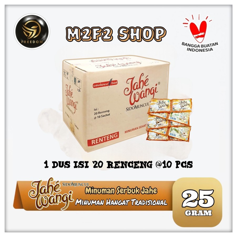 

Sido Muncul Serbuk Jahe Wangi | Ginger Tea Instant Sachet - 25 gr (Kemasan Karton)