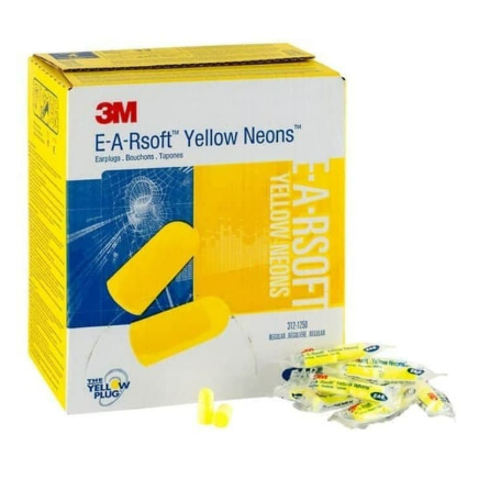 EARPLUG 3M YELLOW NEON 1 BOX 200