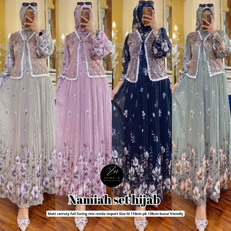 (RESTOCK) SHEVA BELVA NADIRA NAMIAH LATIFA ATHALIA BASMAH AURORA ODELIA FAUZIAH GLORIA THALIA KHANZA