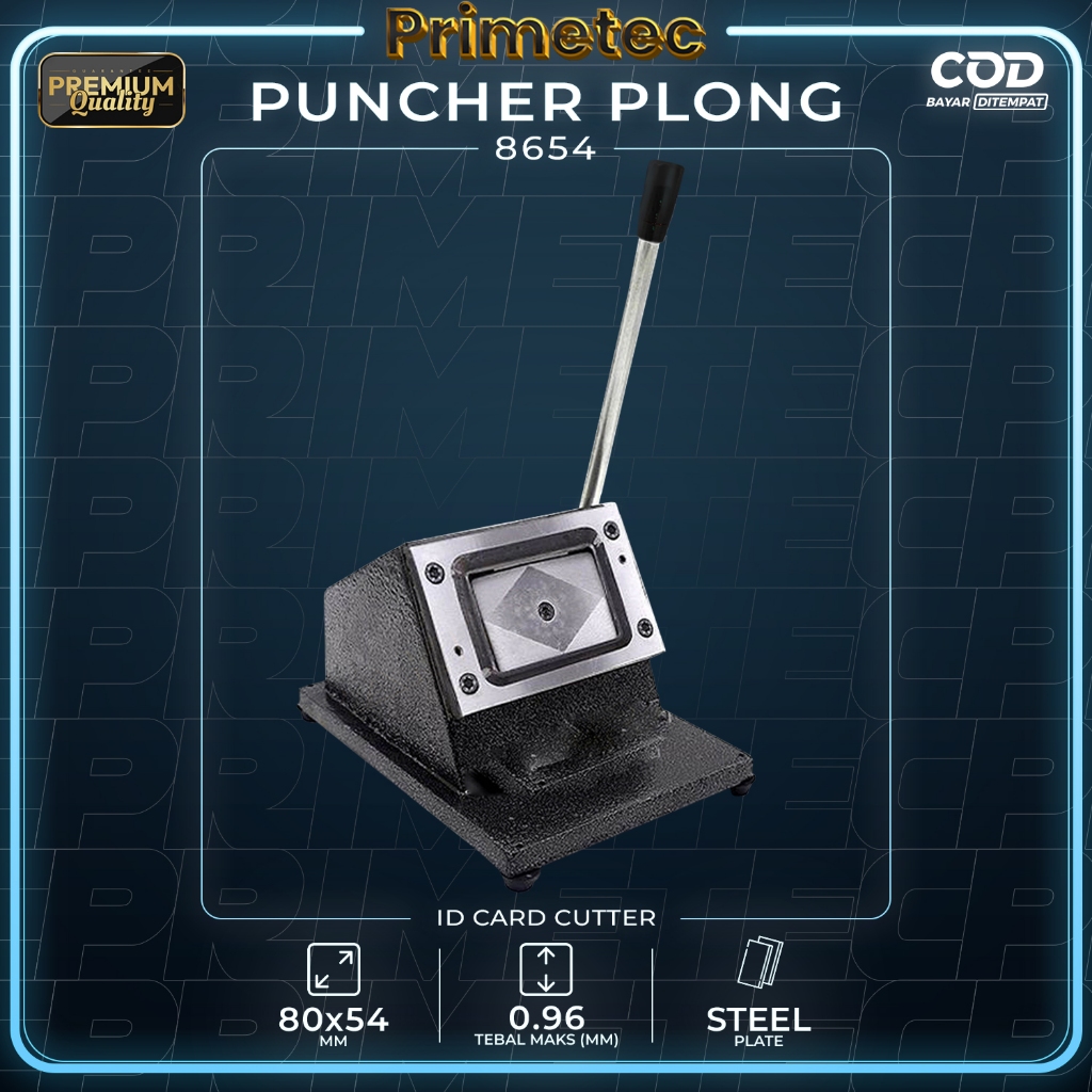 

Alat Potong ID Card / Plong ID Card / PVC Card Cutter GRAKITEC 8654 Cabang Jakarta