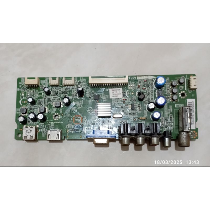 MB MOBO MAINBOARD MODULE MESIN TV POLYTRON PLD 19D658 (MB PN19)