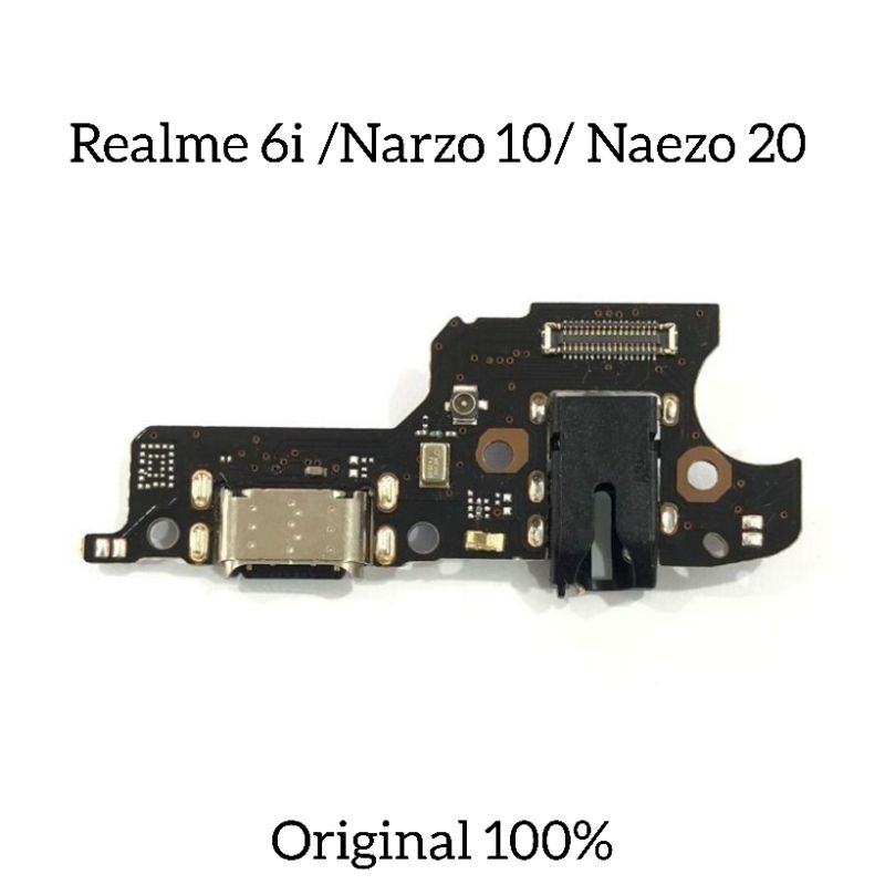 CONECTOR CAS REALME 6i / NARZO 10 / NARZO 20 CONECTOR CAS + MIC + CON PAPAN CAS ORIGINAL 100%