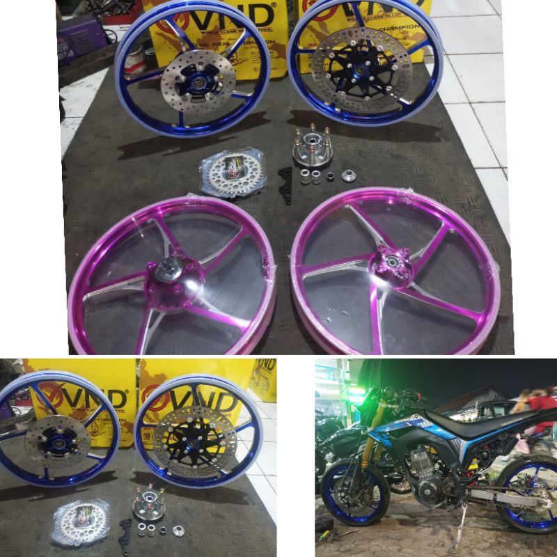 velg CRF Vnd kzr pnp set