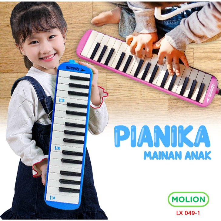 Pianika Mainan  Anak Murah Piano Mini Mainan 3 Warna Dapat Tas Pianika YAMAHA Original 049-1