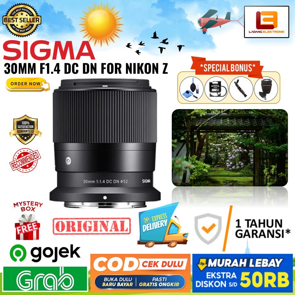 Sigma 30mm f/1.4 DC DN Contemporary APSC 30 mm f1.4 For Nikon Z