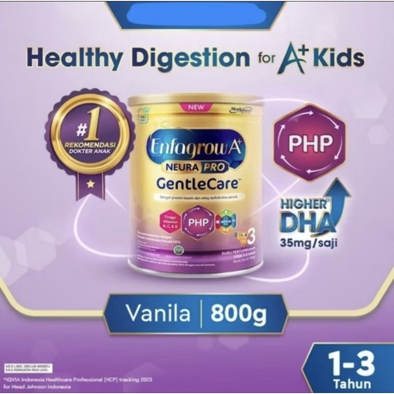 

Enfagrow A+ Gentle Care 1-3 tahun 350 & 800 gr