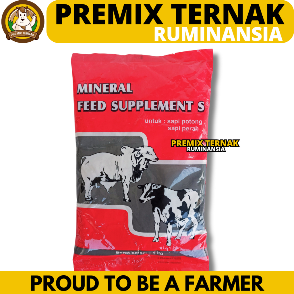 MINERAL SAPI 1 KG MEDION - MINERAL FEED SUPPLEMENT S - Mineral Kalsium Sapi Potong - Mineral Kalsium