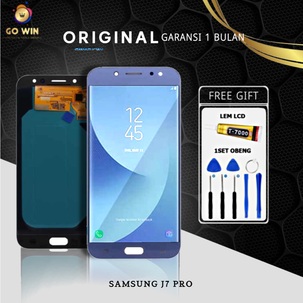 ORIGINAL LCD SAMSUNG J7 PRO OLED FULLSET TOUCHSCREEN