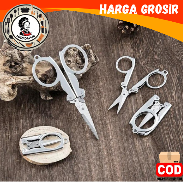 

GUNTING LIPAT TRAVEL SERBAGUNA / GUNTING LIPAT JAHIT KENCANTIKAN GUNTING KUMIS ALIS MINI