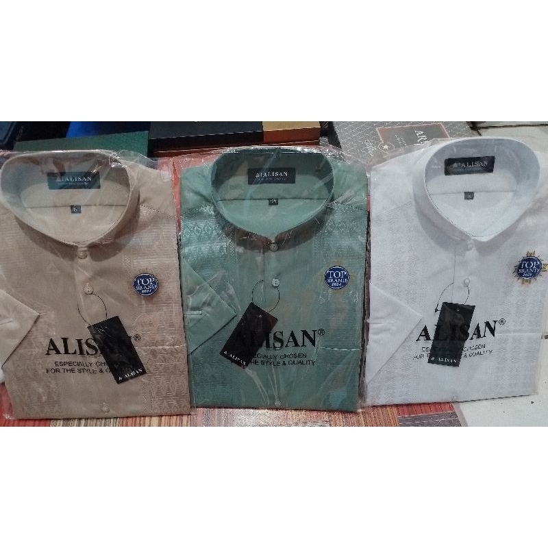 koko alisan bordir warna Lengan pendek original