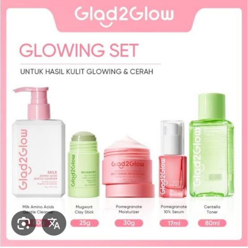 Skincare Glad2Glow Paket GlowingSet