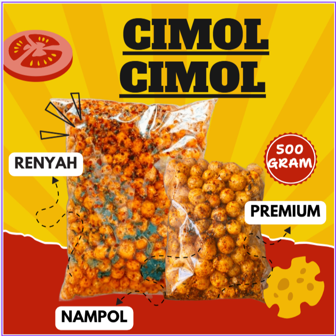 

Cimol krispy original aroma daun jeruk isi 500 gram