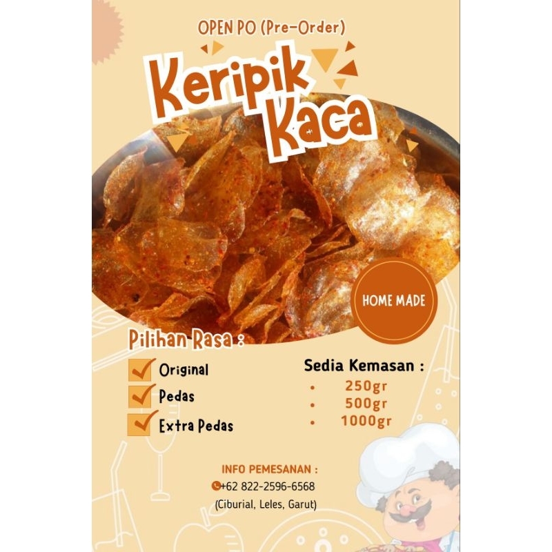 

Kirca Keripik Kaca 250gr