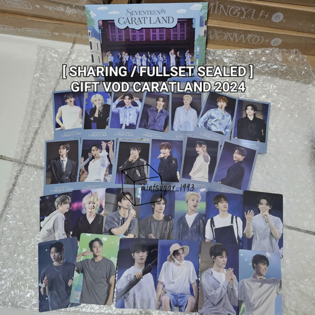[ READY STOCK FULLSET SEALED / SHARING ] POB / GIFT VOD  2024 SVT 8TH FAN MEETING 〈 SEVENTEEN in CAR