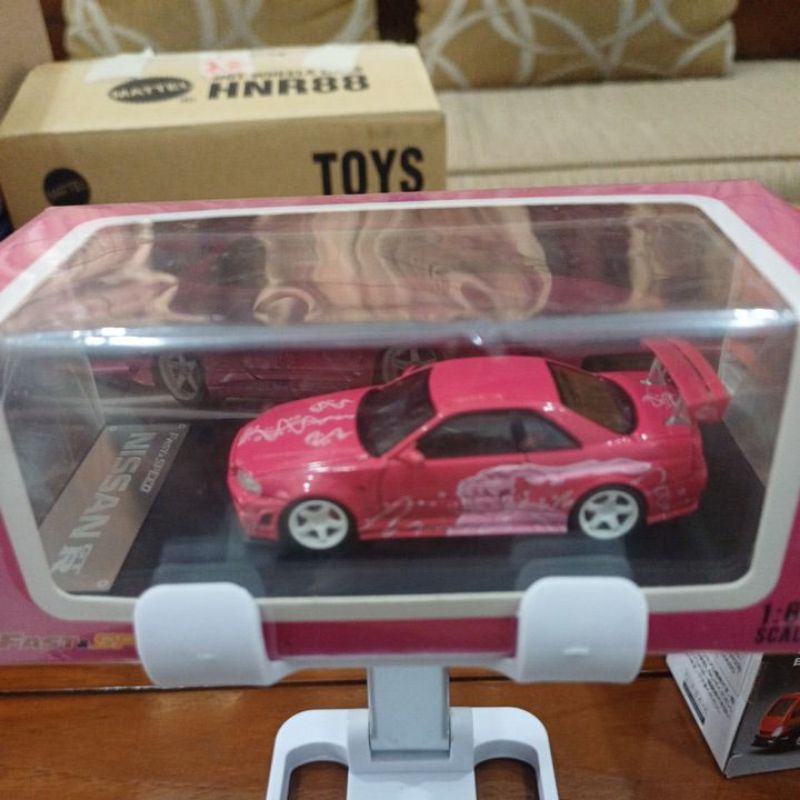 Fast Speed Nissan GTR suki pink