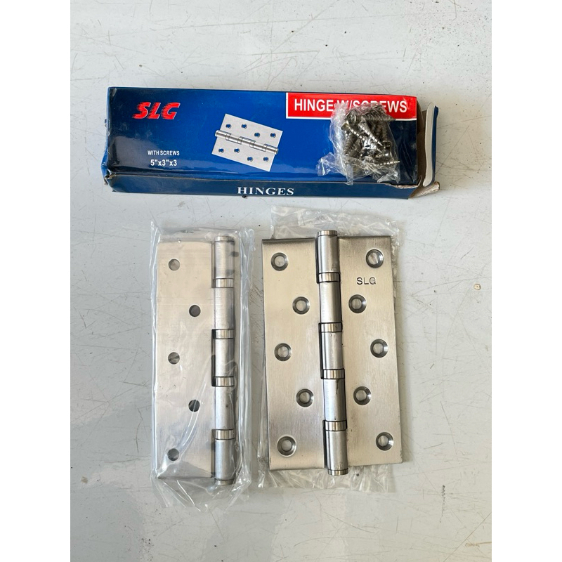 [CUCI GUDANG] SLG Engsel pintu 5” SILVER