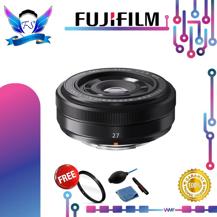 Fujifilm XF 27mm F2.8 Pancake Lensa Fujinon