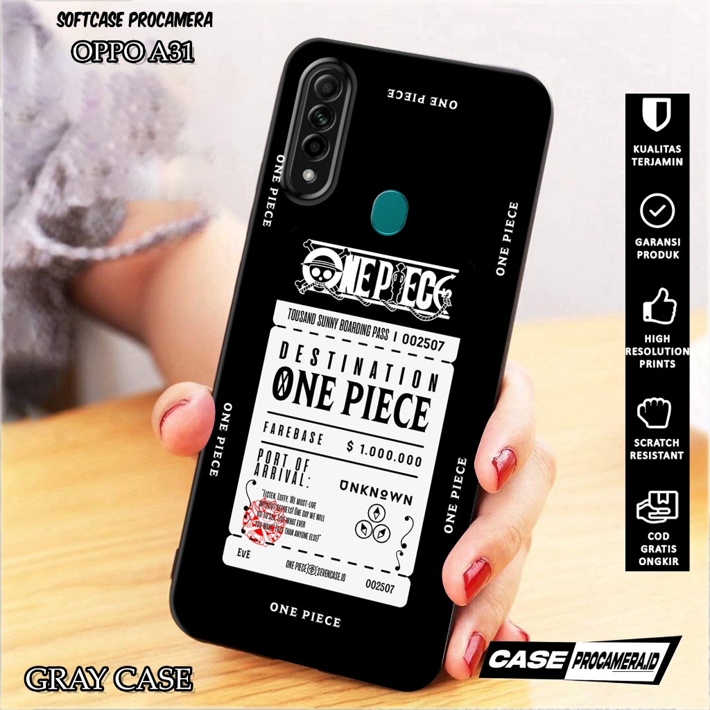 Case OPPO A31  - Casing OPPO A31  ( ONE PIECE  )  - Kesing Hp - Casing Hp  - Case Hp - Case Terbaru 