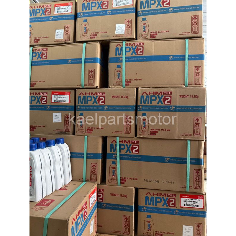 OLI MPX 2 AHM 0,8L / 800ML 10W-30 / OLI MOTOR MATIC VARIO ORIGINAL 1 DUS (24 PCS)