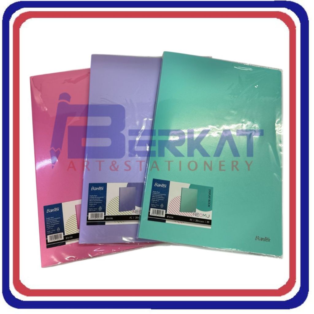 

BANTEX Clear Holder / Display Book Folio BF-4106 -20 Pocket