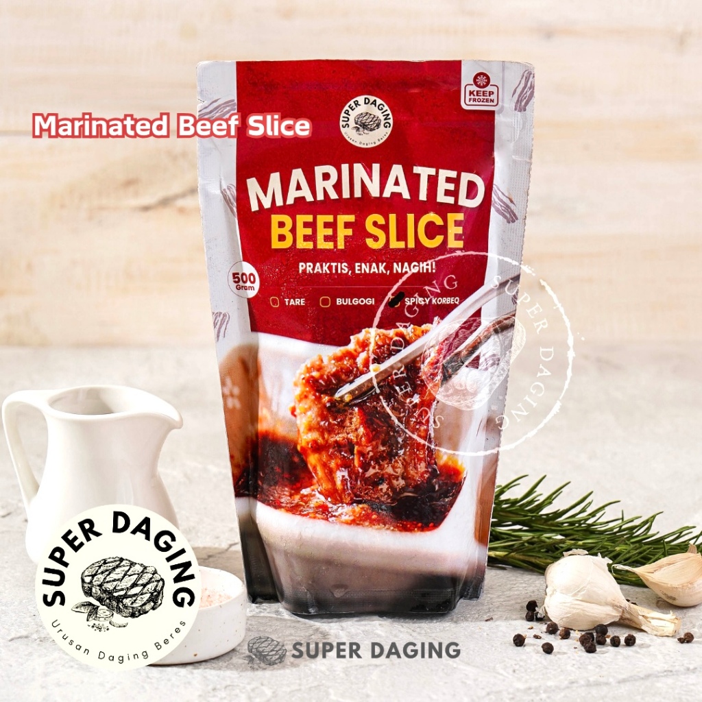 

Daging Sapi Marinasi Berbumbu 250g - Super Daging Malang