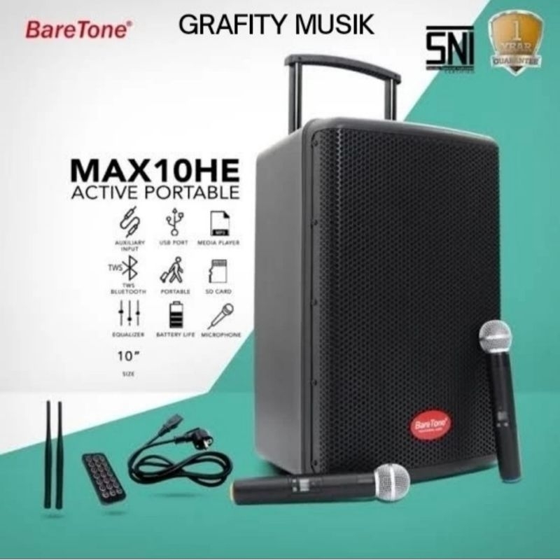 Speaker Portable Baretone 10HE Original