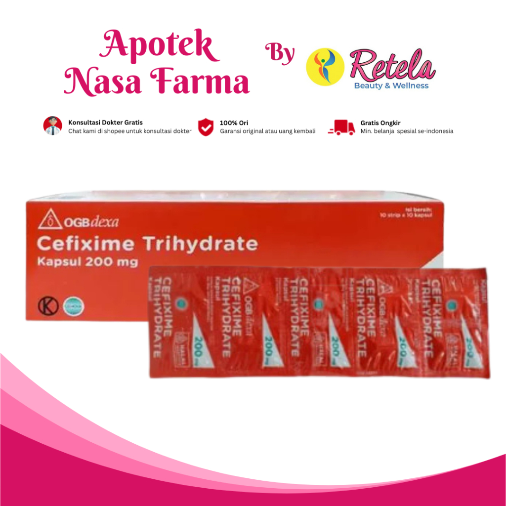 Cefixime 200mg (Ogb Dexa) - Strip [Gen]