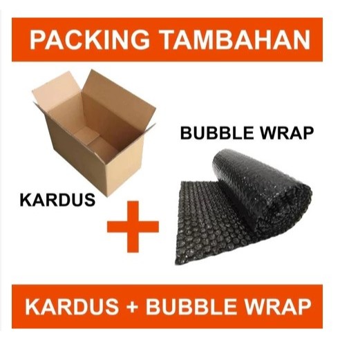 

TAMBAHAN EXTRA PACKING BUBBLE WARP DAN KARDUS