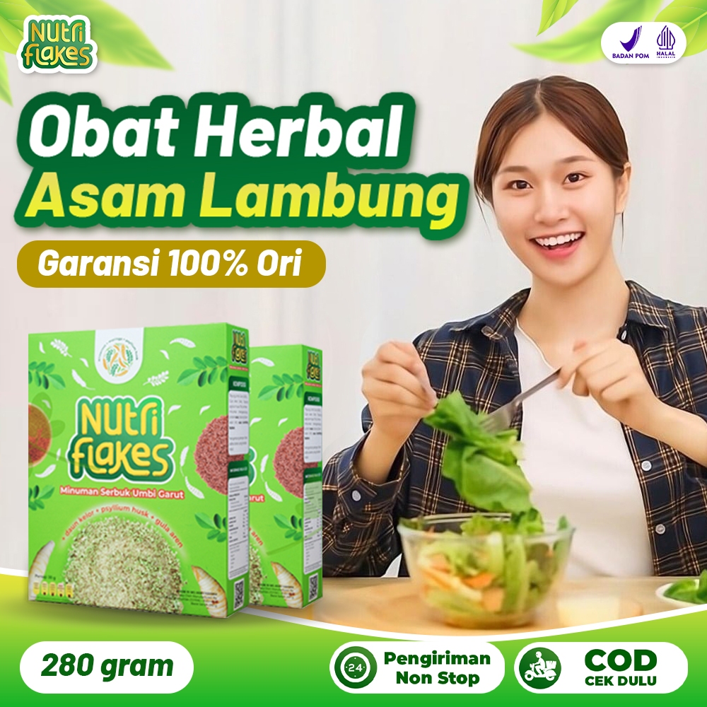 

Nutriflakes Sereal Umbi Garut Nutriflakes Original Asam Lambung Ori Mengatasi Maag Kronis Gerd Sereal Diet Mengatasi Asam Lambung Dengan Pshylium Husk Daun Kelor Bernutrisi Out Mel Granola Sereal Nutrifalkes 280 Gram11