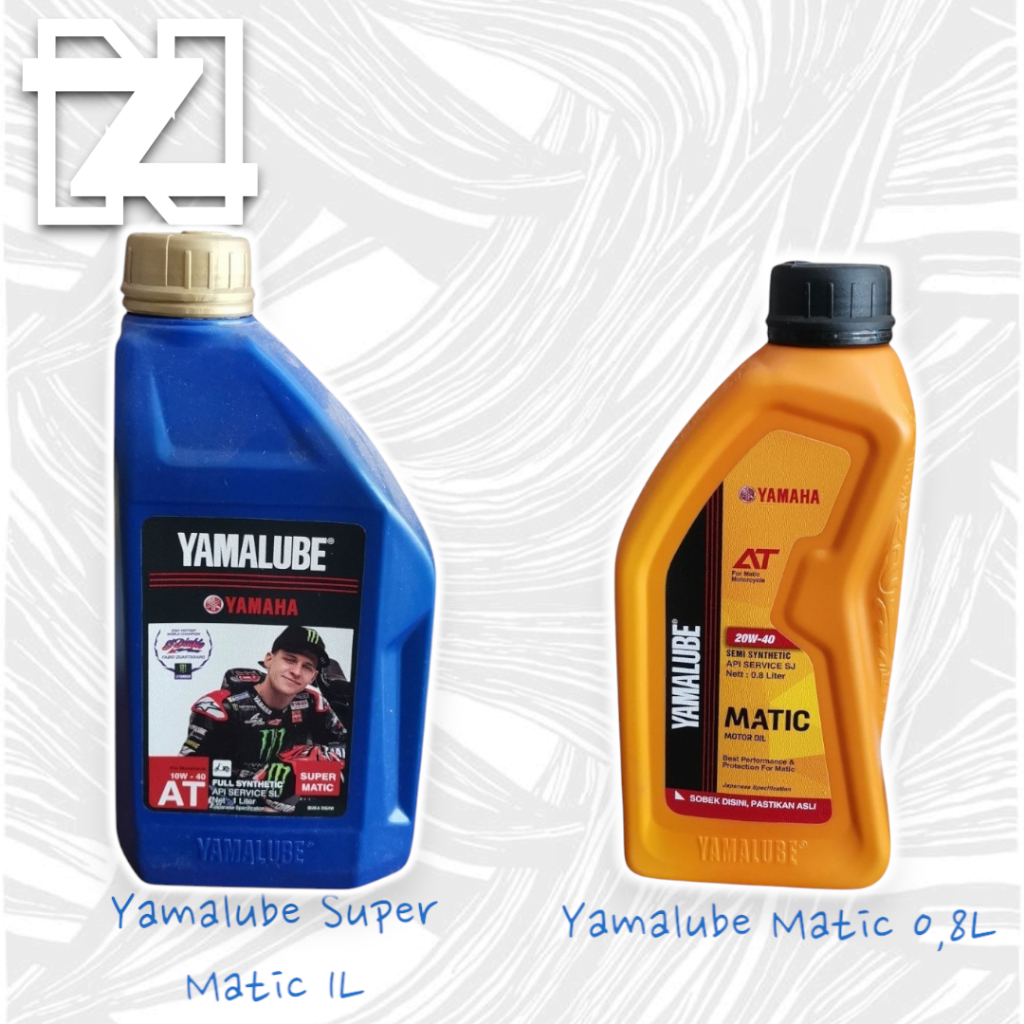 Oli Yamalube Matic 0,8Liter dan Yamalube Super Matic 1Liter