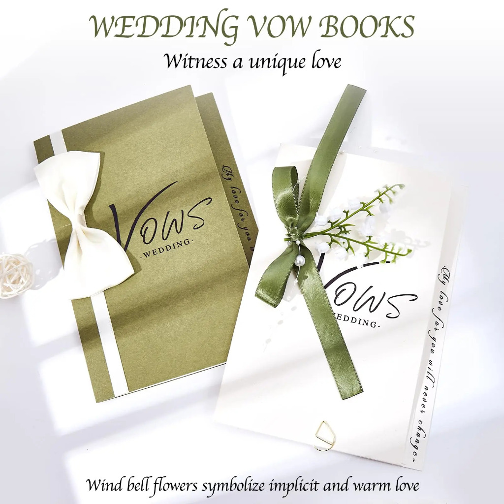 

Wedding Vow Book Set/Set Buku Sumpah Pernikahan