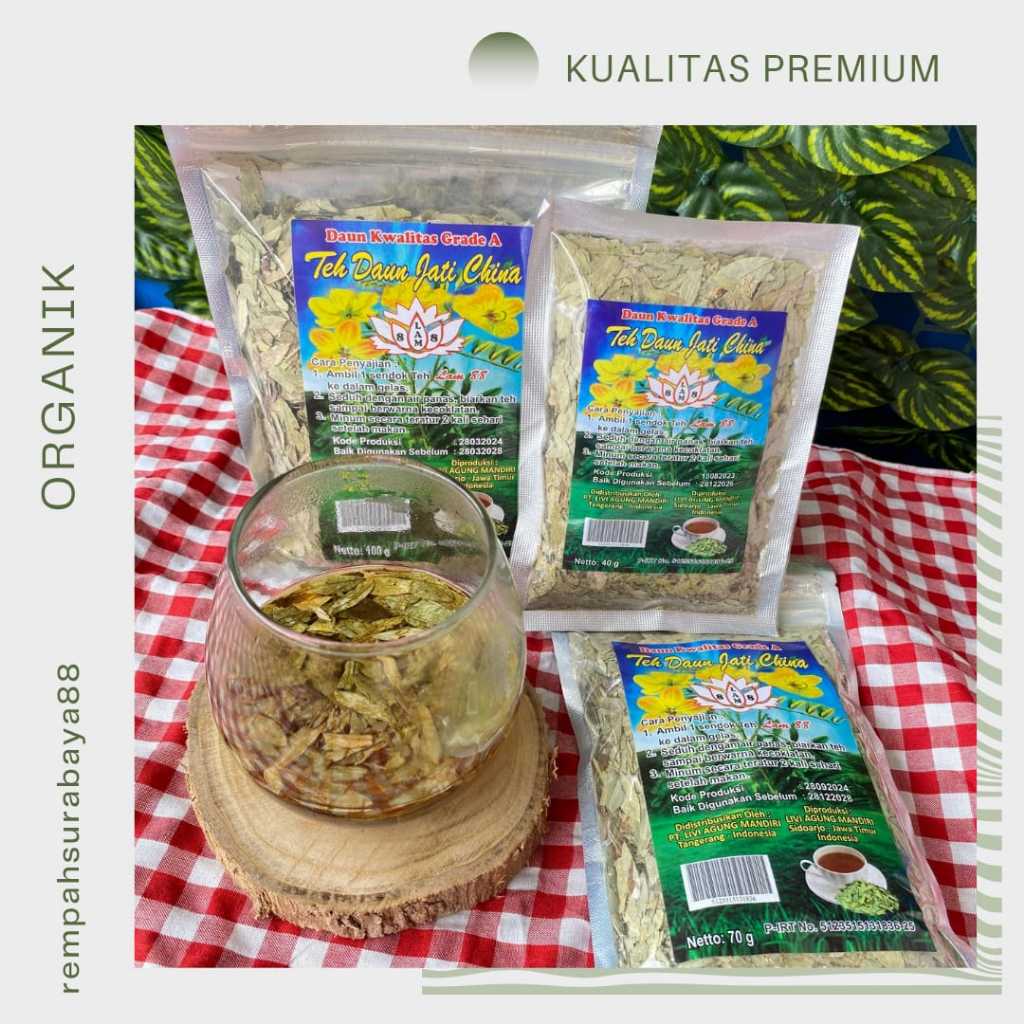 

DAUN JATI CINA PREMIUM 500gram - 1kg