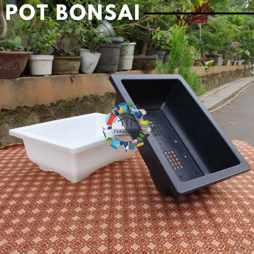 Pot Bonsai Kotak | Pot Bunga Plastik Murah
