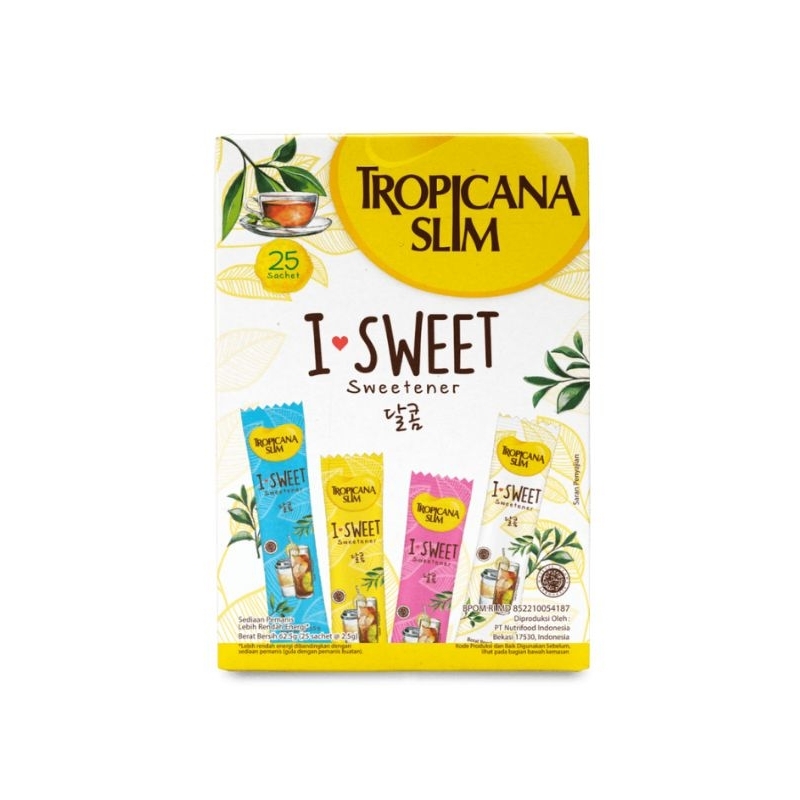 

Tropicana Slim Sweetener I-Sweet 25 sachet