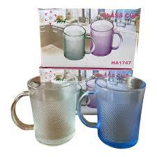 Gelas Set 2pcs Warna gelas warna set ha1741 isi 2  Gelas Set Warna Bahan Kaca  Gelas Ini Isi 2pcs