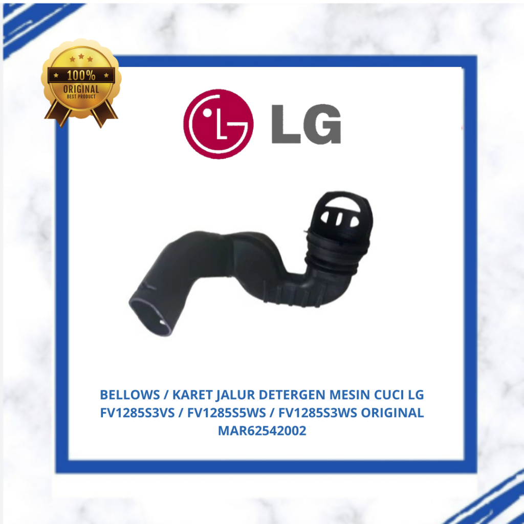 BELLOWS / KARET JALUR DETERGEN MESIN CUCI LG FV1285S3VS / FV1285S5WS / FV1285S3WS / FV1409S4W ORIGIN