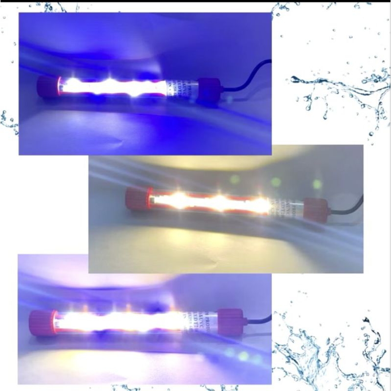 LAMPU Sakkai Pro T4 3LED T 600 LED Aquarium Tanning