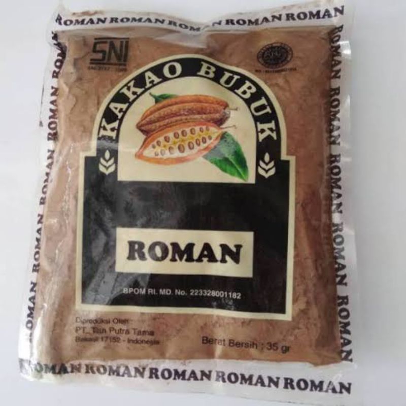 

Coklat Bubuk / Kakao Powder Roman 35 Gram