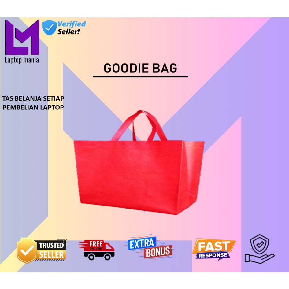 

GOODIE BAG Untuk Pembelian Setiap Pembelian Laptop Di Laptop Mania Mantap