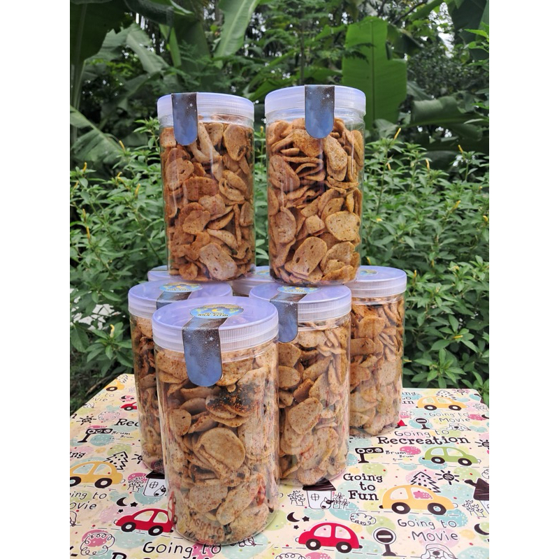 

Basreng pedas daun jeruk 300 gram