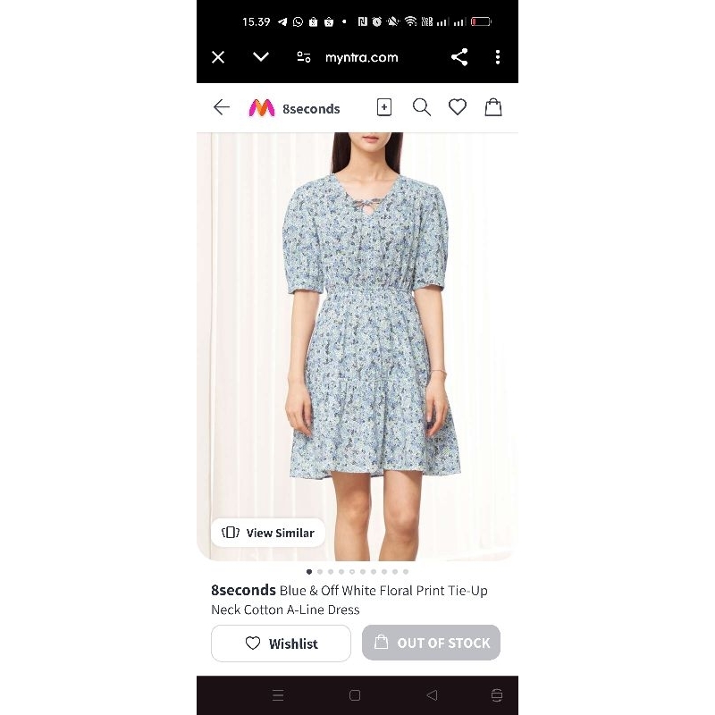 Dress Floral Brand 8 Seconds