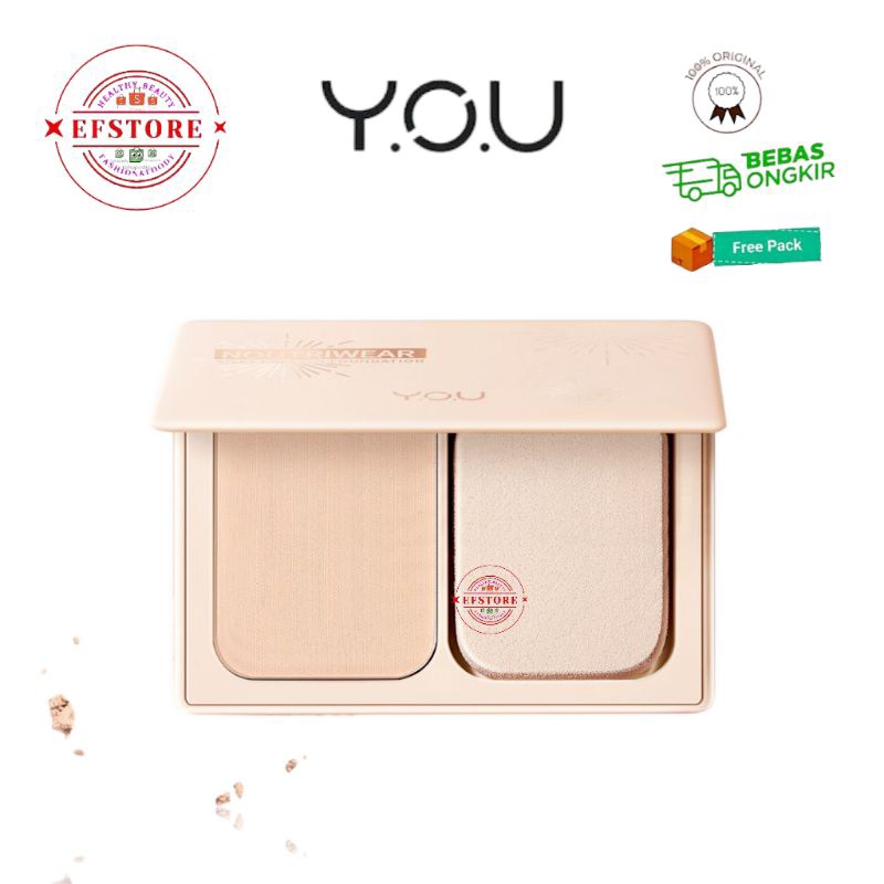 YOU Noutriwear Silky Pressed Foundation - Bedak Padat