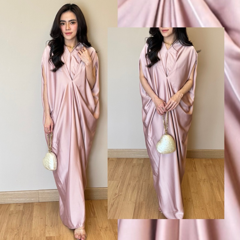 BRAVE - ALYA KAFTAN / Kaftan Lebaran / Kaftan Mewah / Kaftan Premium / Kaftan Silk / Kaftan Silk Pre