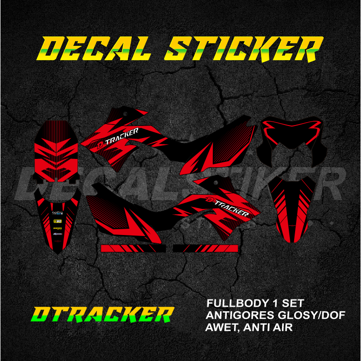 DECAL STIKER DTRACKER 150 FULLBODY (006) DEKAL STICKER DTX SE 2016 2017 2018 2019 2020 2021 2022 202