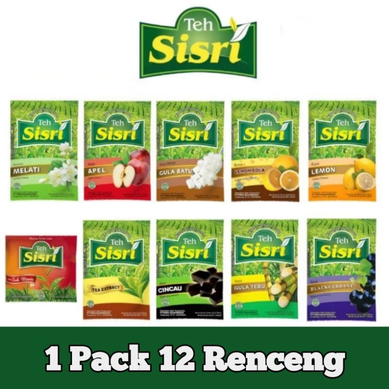 

LEBIH MURAH!! Per Pack Teh Sisri (1pack 12renceng)