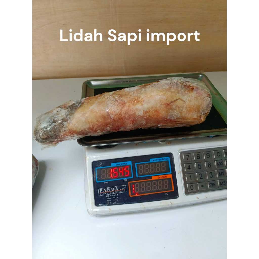 

AFGC Lidah Sapi Import Fresh Berat 1kg /1,3kg/1,5kg/1,7kg/2kg (HALAL)